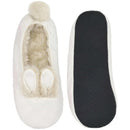 white rabbit fuzzy slippers socks