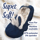 super soft rabbit pompom fuzzy slippers socks