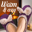 rabbit pompom fuzzy slippers socks