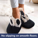 rabbit pompom fuzzy slippers socks non-slip