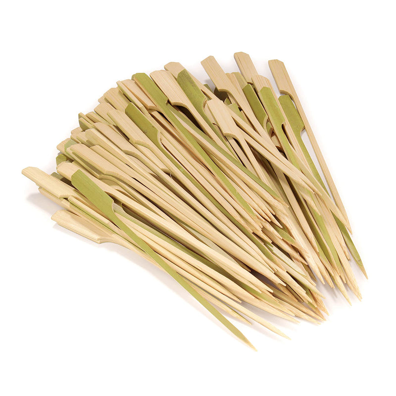 regular natural bamboo paddle picks pack