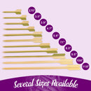 regular natural bamboo paddle picks sizes measure