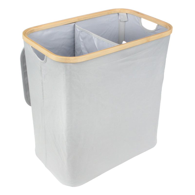 Rectangular Extra Large Bamboo Hamper with Lid