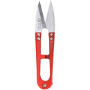 red stainless steel travel scissor
