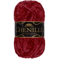 Luxurious chenille yarn skein