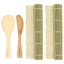 Sushi Rolling Kit with 2 Rolling Mats, Rice Paddle and Spreader