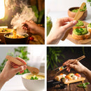 Travel Utensils in Washcloth Sets