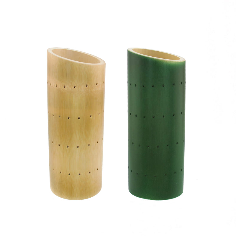 Angle Cut Bamboo Tube Skewer Stands