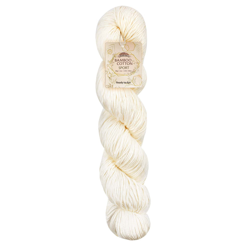 Undyed Bamboo Cotton Sport Yarn