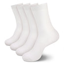 Unisex Athletic Supported Bamboo Rayon Crew Socks