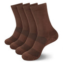 Unisex Athletic Supported Bamboo Rayon Crew Socks