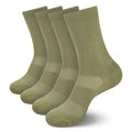 Unisex Athletic Supported Bamboo Rayon Crew Socks