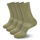 Unisex Athletic Supported Bamboo Rayon Crew Socks