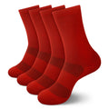 Unisex Athletic Supported Bamboo Rayon Crew Socks