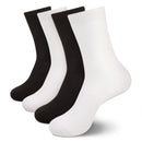 Unisex Athletic Supported Bamboo Rayon Crew Socks