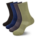 Unisex Athletic Supported Bamboo Rayon Crew Socks