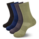 Unisex Athletic Supported Bamboo Rayon Crew Socks