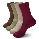 Unisex Athletic Supported Bamboo Rayon Crew Socks