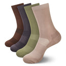 Unisex Athletic Supported Bamboo Rayon Crew Socks