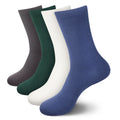 Unisex Thin Bamboo Rayon Crew Socks
