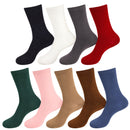 Unisex Thin Bamboo Rayon Crew Socks