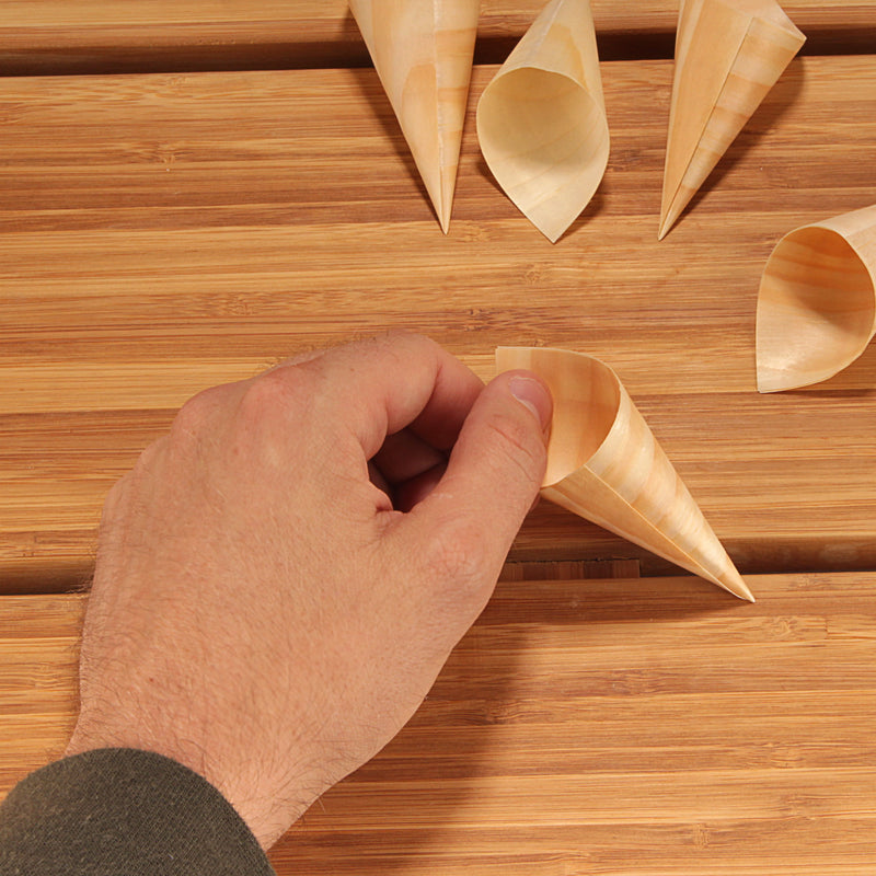 disposable wood cone 3.1" inch hand comparison