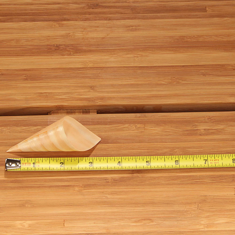 disposable wood cone 3.1" inch size