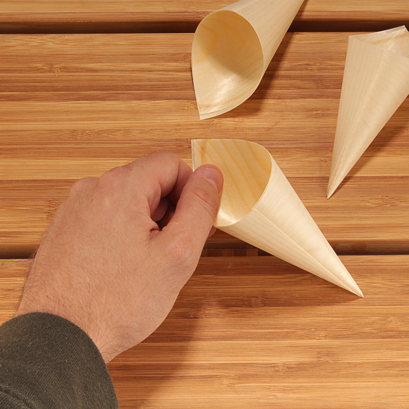 disposable wood cone 5.1" inch hand comparison