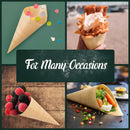 pine wood cones appetizers for many occasions fruit vegetables fries cream confetti