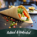 wood cone appetizer catering vegetables salad tomatoes feta cheese table events natural untreated