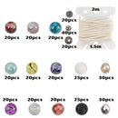 600pc Bead Kits - Stone, Beads, Alloy