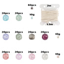 600pc Bead Kits - Stone, Beads, Alloy