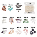 600pc Bead Kits - Stone, Beads, Alloy