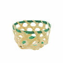 2" Decorative Mini Bamboo Woven Basket