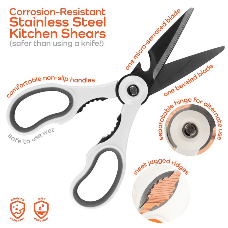 Poultry Shears, Stainless Steel, 4 Blade