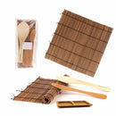 Sushi Rolling Kit - 2x rolling mats, 1x rice paddle, 1x spreader, 1 Compartment Sauce Dish