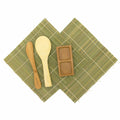 Sushi Rolling Kit - 2x rolling mats, 1x rice paddle, 1x spreader, 1 Compartment Sauce Dish - 1/3/10/100 Sets