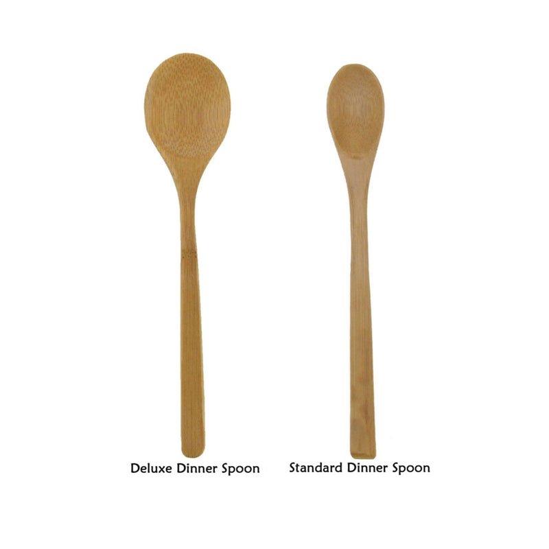 bamboo standard dinner spoon vs deluxe dinner spoon