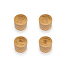 Dark Ale Names Round Custom Engraved Bamboo Coaster Set