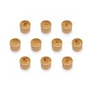 Dark Ale Names Round Custom Engraved Bamboo Coaster Set