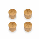 Assorted Laser Engraved Bamboo Coasters - Dark Ales Phrases