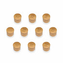 Dark Ale Phrases Round Custom Engraved Bamboo Coaster Set