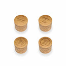 Assorted Laser Engraved Bamboo Coasters - Simple Phrases