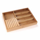 Bamboo Adjustable Drawer Organizer