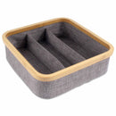 3 Cell Bamboo Dividing Organizer