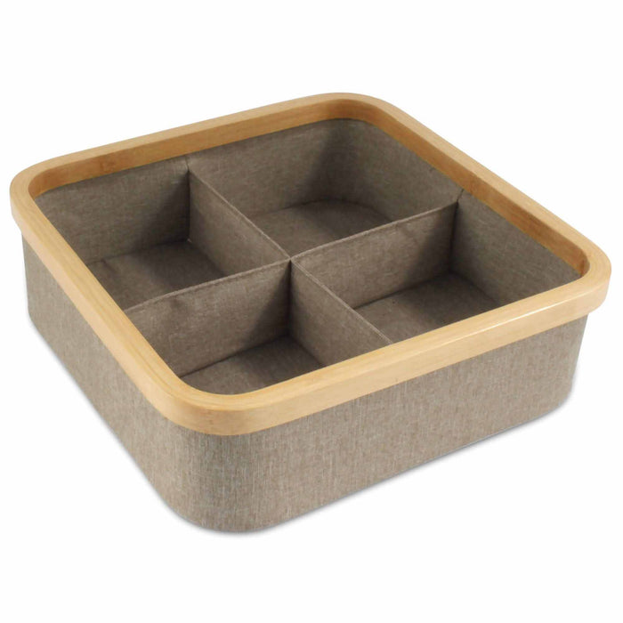 bamboomn 4 Cell Bamboo Dividing Organizer