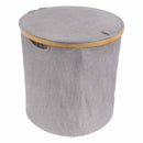 Circular Medium Bamboo Hampers with Lid