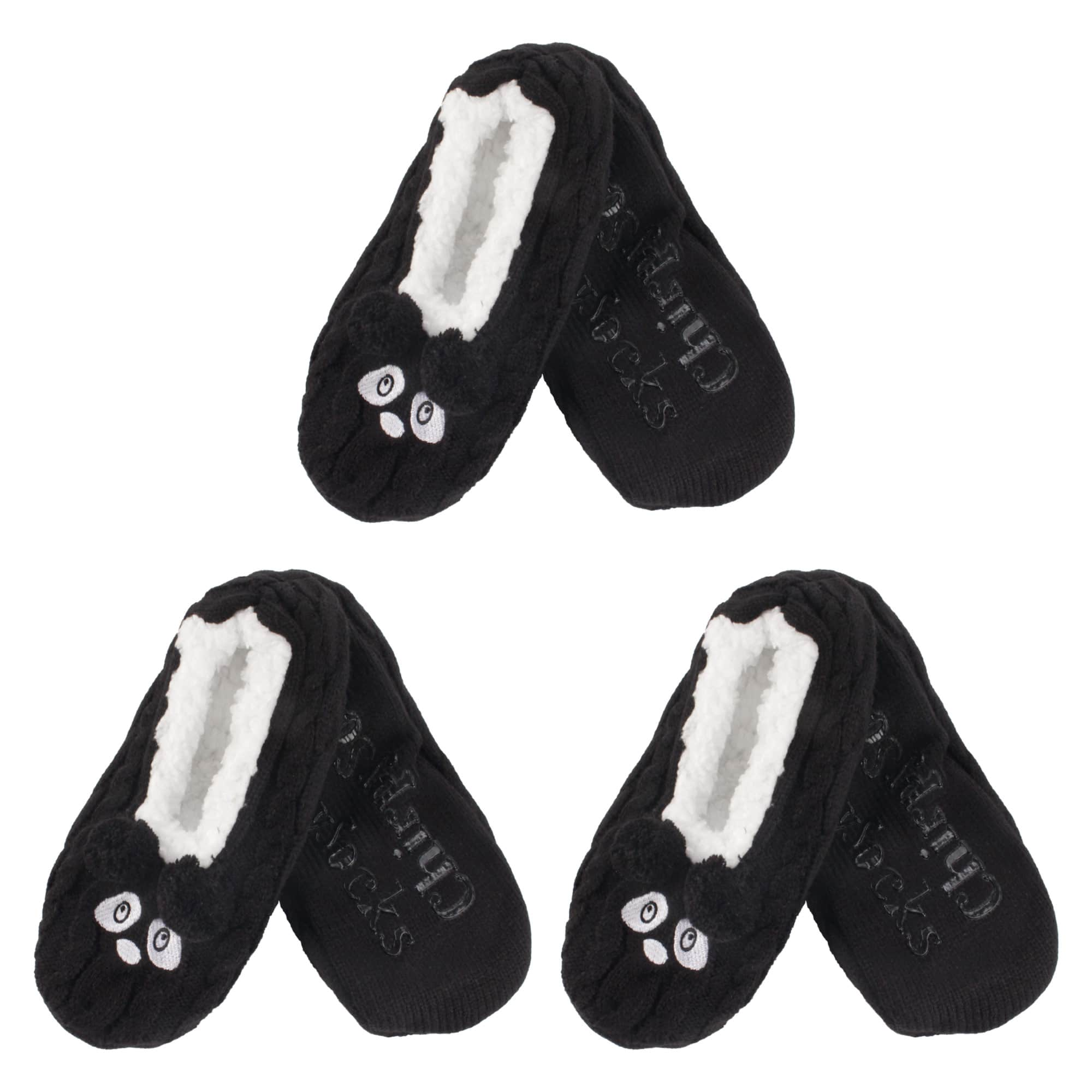 panda slipper socks fuzzy