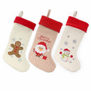 Hand-Embroidered Christmas Stockings