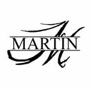 Custom Laser Engraved Bamboo Cutting Board, Name and Letter